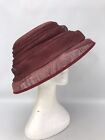 Ladies House Of Fraser Mid Burgundy Coloured Hat (493)