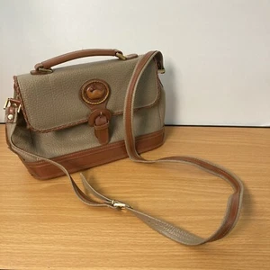 Bolso bandolera de colección Dooney & Bourke marrón bronceado cuero Essex como nuevo - Imagen 1 de 17
