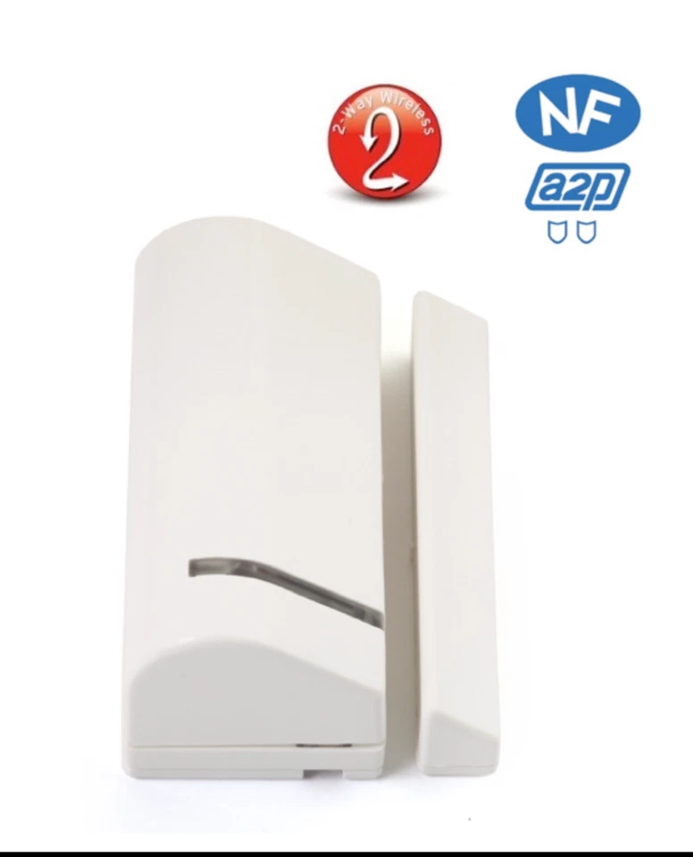 Détecteur ouverture sans fil porte et fenêtre bidirectionnel Risco RWX73M86800D - Photo 1/1