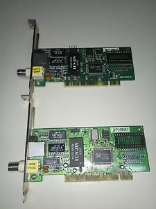 VINTAGE PLANET PCI BUS ETHERNET CARD 10 Mbps ENW-8300 BNC / RJ45 - Picture 1 of 3