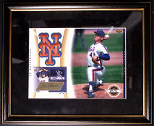 Tom Seaver - Framed Upper Deck Authentics Autograph Card and Patch Print #/50