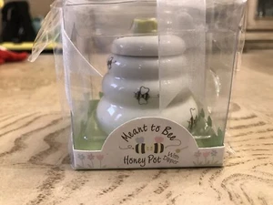 Destinada a abeja ~ Olla de miel de cerámica con tejas favores de boda ~ Baby shower nuevo en caja - Imagen 1 de 6