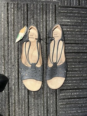 Earth Origins  Ingrid Blue Womens Sandal Blue Leather US Size 11 M - Image 1 of 4