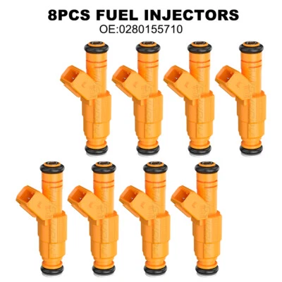 Inyector de combustible 8 piezas nuevo actualización 0280155710 para Lincoln Town Car 1994-1998 4,6 L V8 Foto 1 de 4