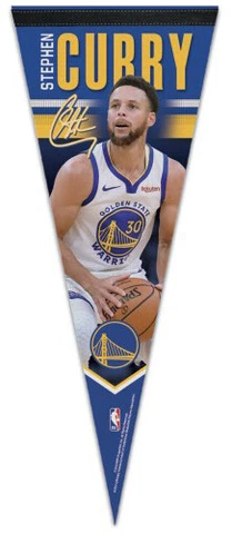 STEPHEN CURRY Golden State Warriors NBA Premium Felt Wincraft PENNANT Cover