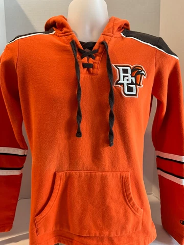 BGSU Bowling Green Falcons Hockey Sweatshirt Champion Adult Small NCAA Cover