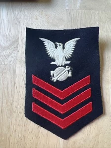 U. S. N. Navy 1ST Class Boiler Technician Felt Patch - Picture 1 of 4
