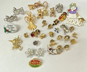 Pin LOT 36 Schutzengel Vögel religiös betend Weihnachten Avon Punze - Bild 1 von 13