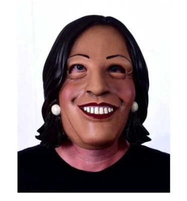 Kamala Harris Mask - Rubber Latex - Politician - Deluxe Costume Accessory - Image 1 of 3