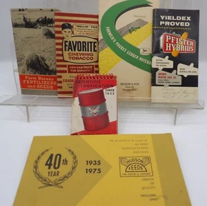 Ephemera Lot 5 alte landwirtschaftliche Notizbücher und 1 Flyer - Bild 1 von 7