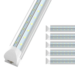 T8 8FT LED Shop Light Fixture 2FT 4FT 6FT LED Tube Light 150W Shop Light Bulbs - Picture 1 of 18