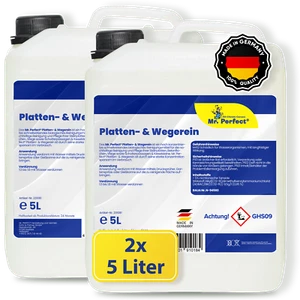 Mr. Perfect Platten & Wegereiniger 2 x 5L - Pflaster Steinreiniger für Terasse - Bild 1 von 7