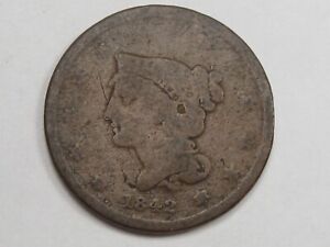 1842 Small Date Large Cent.  #2