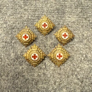 Officer Metal Rank Pips Gold & Enamel, British Army Surplus Issue, Captain, LT - Picture 1 of 3