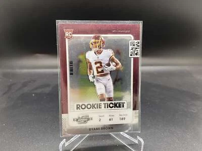 Dyami Brown 2021 Contenders Optic Rookie Ticket #65 Commanders RC - Image 1 of 2