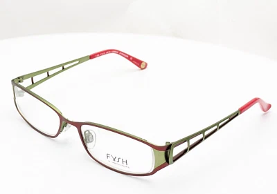 FYSH 3419 394 Rectangle Red Lime Womens Eyeglasses 52mm - Image 1 of 4