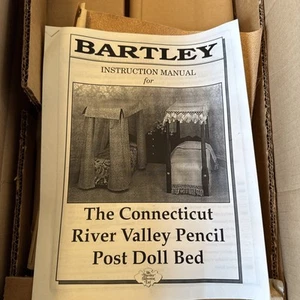 Bartley The Connecticut River Valley Pencil Post Doll Bed Construction Kit - Picture 1 of 19