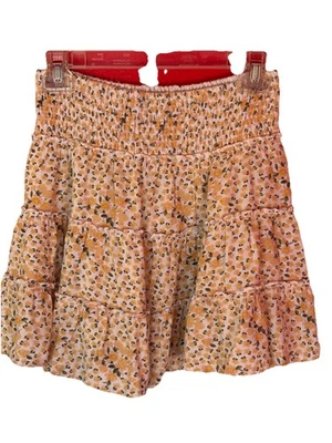 Юбка с оборками American Eagle желтая с цветочным рисунком XS. БЕСПЛАТНАЯ ДОСТАВКА - Изображение 1 из 4