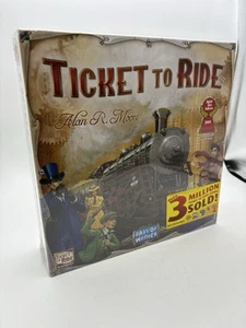 Days Of Wonder - Ticket To Ride Board Game Alan R. Moon - NEW SEALED UNOPENED - Picture 1 of 4