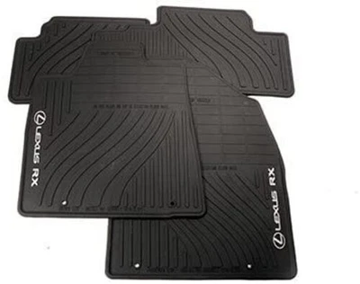 2010-2012 Lexus RX350/RX450H All Weather Floor Mats OEM 4pc Black PT908-48102-02 - Изображение 1 из 2