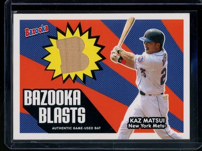 2005 Bazooka Blasts Bat Relics #KM SP Kaz Matsui - Image 1 of 2