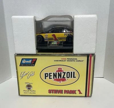 NASCAR Steve Park #1 Pennzoil 1998 Monto Carlo escala 1:24 diecast 1 de 5.598 NUEVO Foto 1 de 4