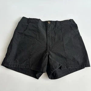 Vintage WEEDS Black Chino Flat Front Short Shorts Mens Size 34 Cotton Skate Surf - Picture 1 of 11