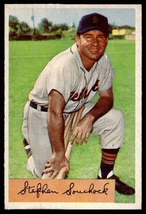 1954 Bowman Steve Souchock Detroit Tigers #103 A1 - Picture 1 of 2