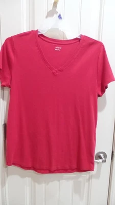 Women's Red V Neck T Shirt, BCG Size 2XL - Image 1 of 2