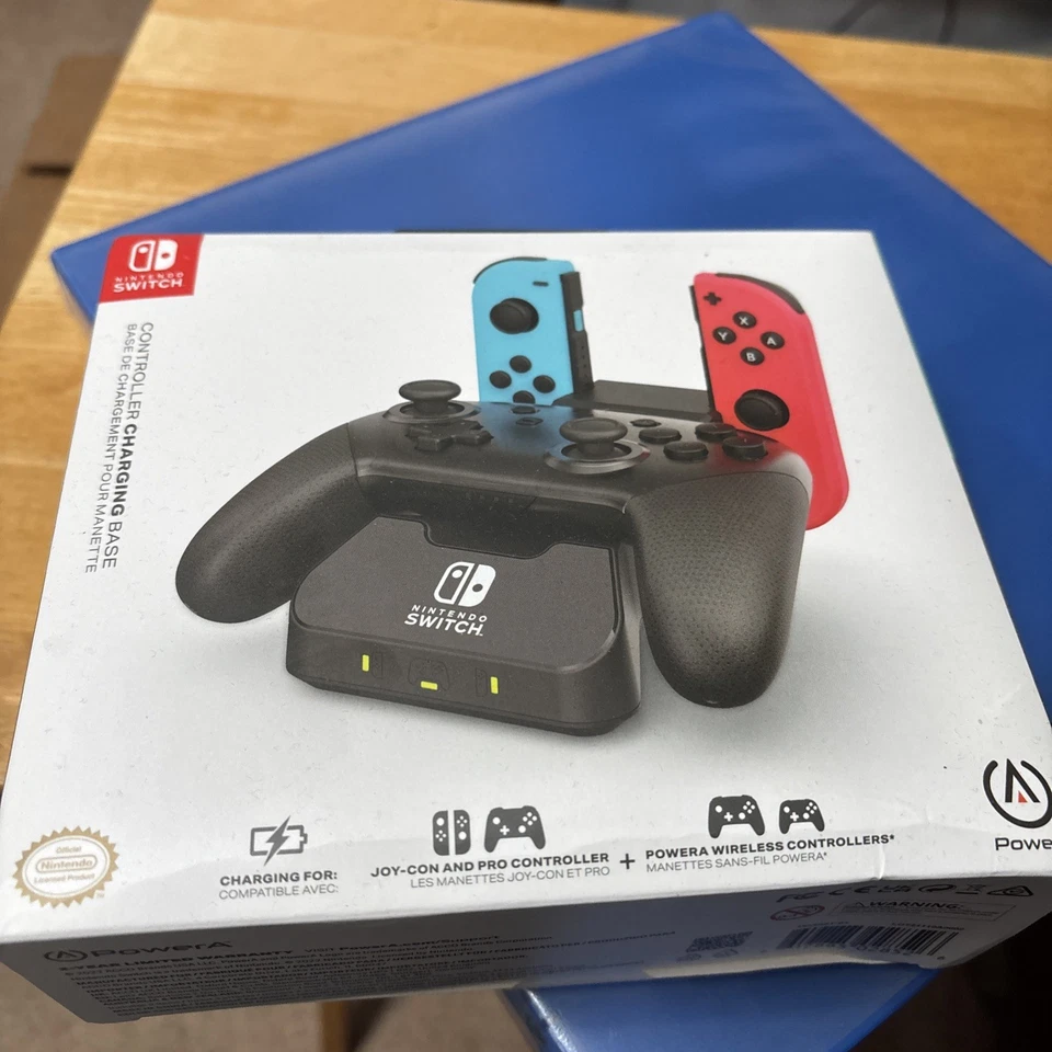 PowerA 控制器充电底座适用于任天堂 Switch — 第 1/1 张图片