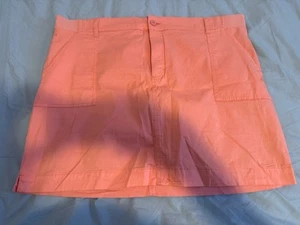 Ladies Lee Golf Skort Size 22 Orange - Ladies Golf Skort Peach 22 - Picture 1 of 7