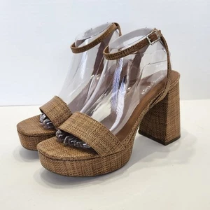 Marc Jacobs Women's Size 9M Sadel Platform Block Heel Sandals Strappy - Picture 1 of 9