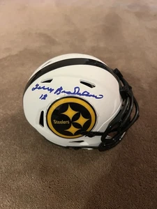 Von Terry Bradshaw signierter Minihelm Pittsburgh Steelers - Bild 1 von 4