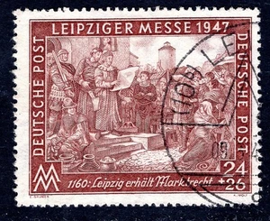 ALLIED OCCUPATION 1947 941IIBZ used FLAWLESS signed SCHLEGEL BPP(N2213 - Picture 1 of 2