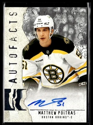 2025-26 Upper Deck Artifacts AUTOFACTS AUTO Matthew Poitras - Image 1 of 2