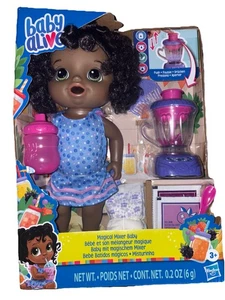 Hasbro Baby Alive Magical Mixer 14" Mädchen Baby Puppe Berry Shake mit Mixer Neu - Bild 1 von 2