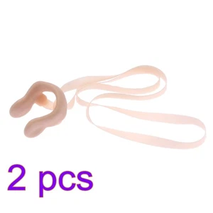 Set of 2 Waterproof Rubber Nose Clip Swimmer’s Clamp Woman Child - Picture 1 of 12
