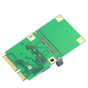 Single 19PIN MINI PCIE Expansion Card USB3.0 Front PIN Header With Screw For NEW - Afbeelding 1 van 12