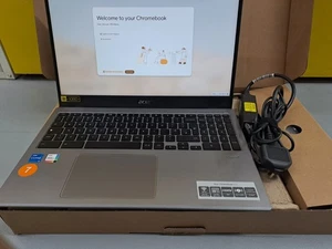 Acer Chromebook 515 Core i5 11th Gen @ 2.4Ghz 15.6" Laptop 8GB RAM  256GB M.2 - Picture 1 of 20