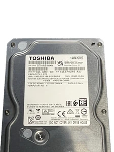 TOSHIBA DT01ABA100V 1TB SATA 6.0 Gb/s 5700 RPM Desktop Hard Drive (DT01ABA100V) - Photo 1/3