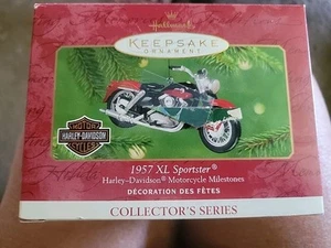 Dated 2001 - 1957 XL Sportster Harley Davidson Christmas Ornament Mib - Picture 1 of 1