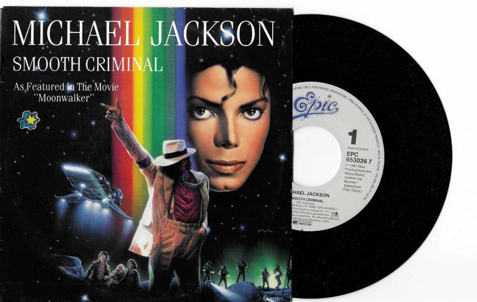SP 45Tours 7" vinyl – Michael Jackson – Smooth Criminal - Photo 1/2