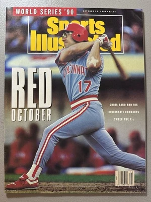 Chris Sabo 1990 Sports Illustrated Cincinnati Reds World Series NO LABEL - Image 1 of 2