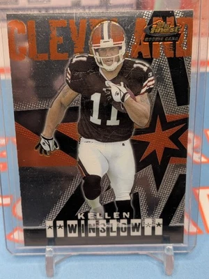 2004 Topps Finest - Kellen Winslow Jr. Rookie #75 Cleveland Browns  - Image 1 of 2