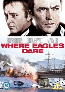 Where Eagles Dare (DVD) Richard Burton Clint Eastwood Mary Ure Patrick Wymark - Picture 1 of 4