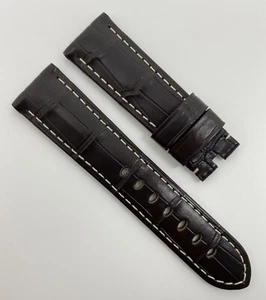 Authentic New Officine Panerai 22mm x 20mm Brown Alligator Watch Strap Band OEM - Picture 1 of 7