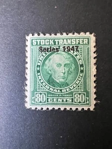 US REVENUE RD244 STOCK TRANSFER MNH NICE SOUND - Picture 1 of 2