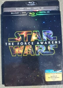 🔥Disney Star wars The Force Awakens Blu-ray + DVD NO DIGITAL BLUERAY movie - Picture 1 of 1