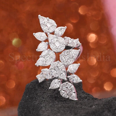 2.50 Ct Lab Grown CVD Diamond Engagement Ring 18k White Gold Anniversary Gift - Image 1 of 4