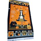 Witchy DTK Studio Fabrics Halloween Panel 44" wide 24"inches long pumpkin cats
